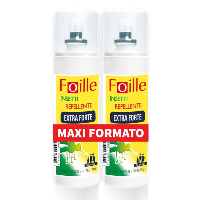 foille-insetti-repellente-extra-forte-deet-50-spray-2x100ml image 1