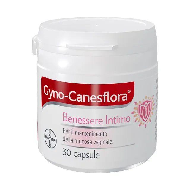 canesten-gyno-canesflora-integratore-orale-donna-30-capsule-con-lactobacilli image 1