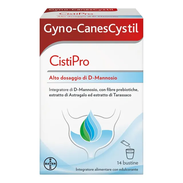 gyno-canescystil-cistipro-integratore-d-mannosio-2g-14-bustine image 1