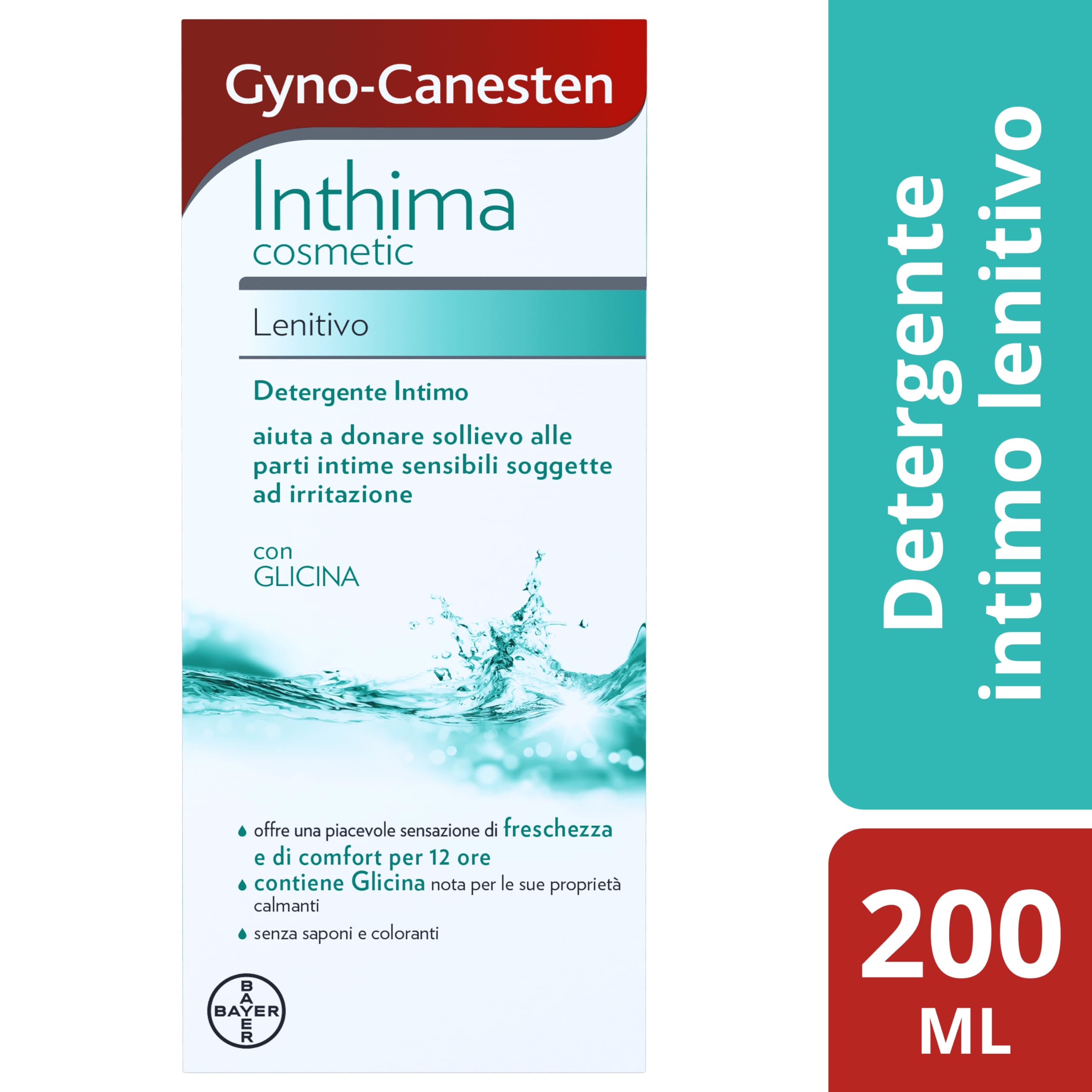 gyno-canesten-inthima-lenitivo-detergente-intimo-glicina-200-ml image 2