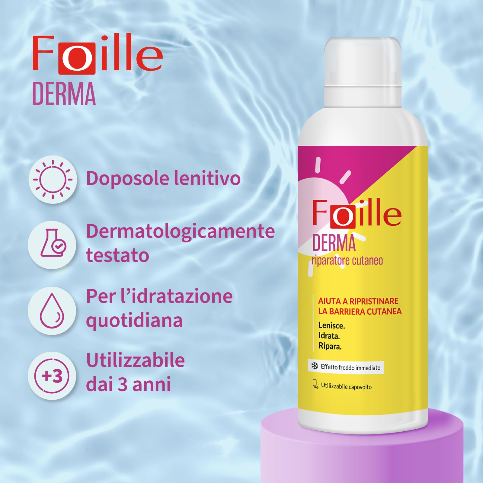 foille-derma-spray-doposole-con-aloe-vera-e-acido-ialuronico-150-ml image 4