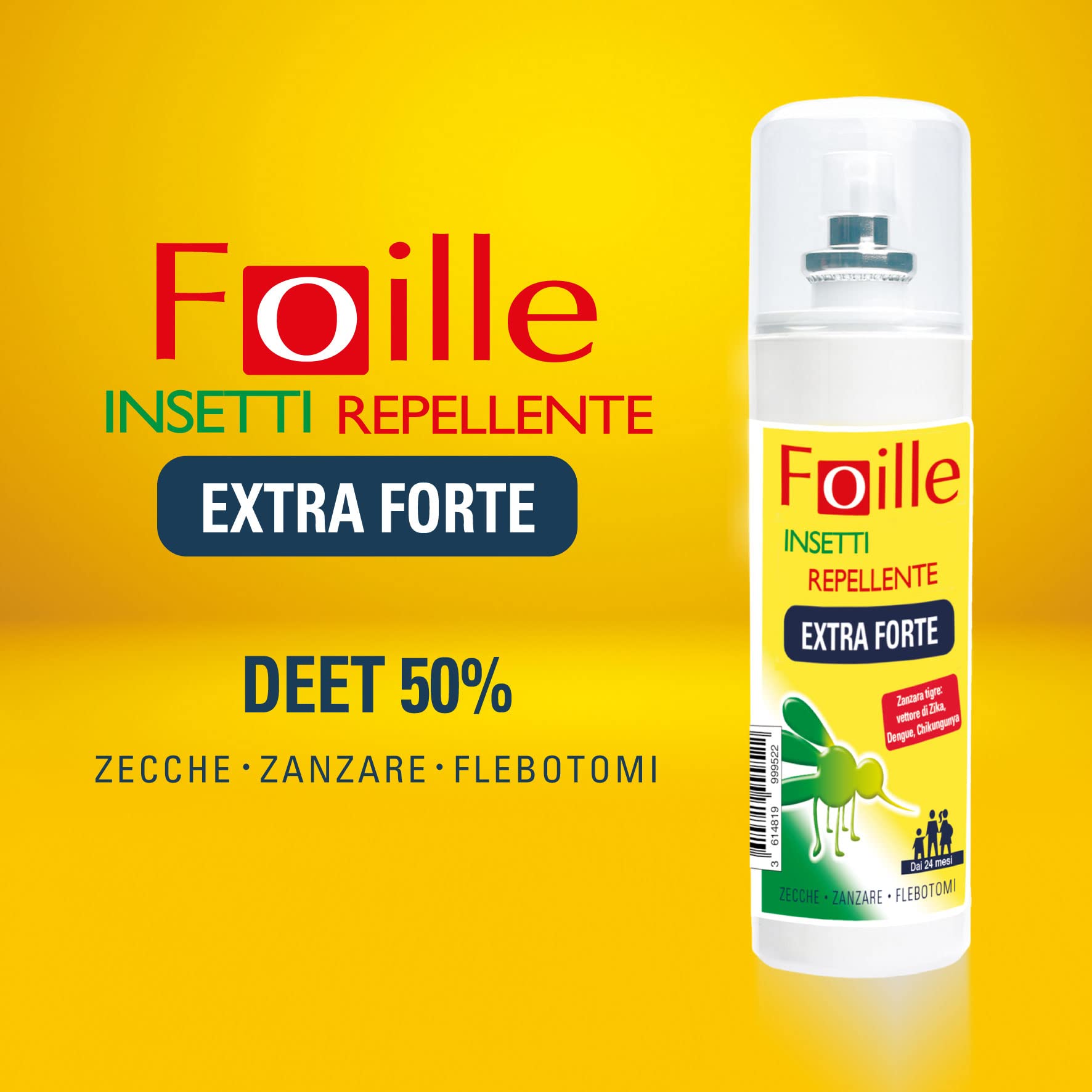 foille-insetti-repellente-extra-forte-deet-50-spray-2x100ml image 2