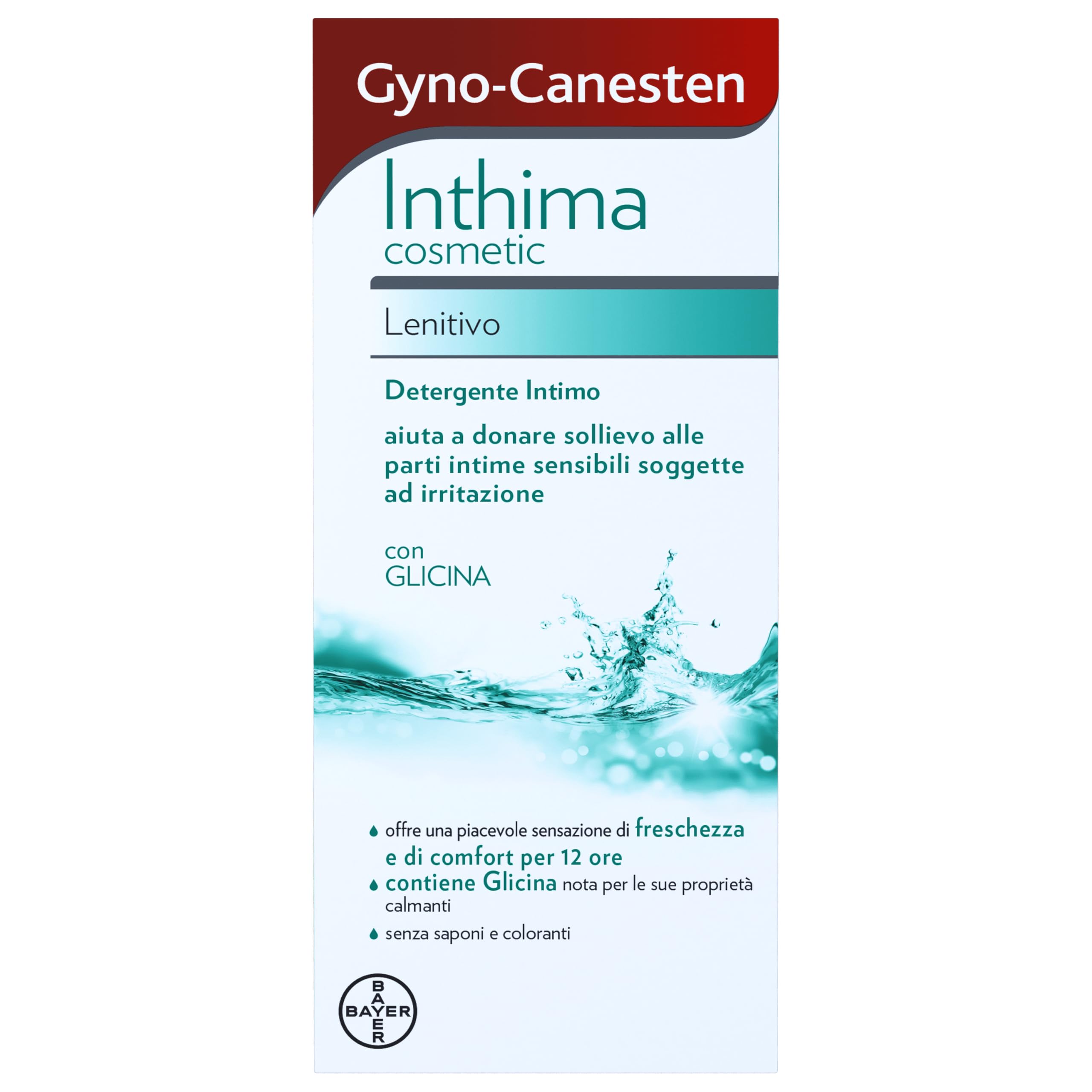 gyno-canesten-inthima-lenitivo-detergente-intimo-glicina-200-ml image 1
